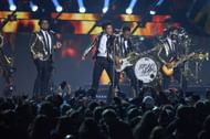 Bruno Mars performing at the Super Bowl